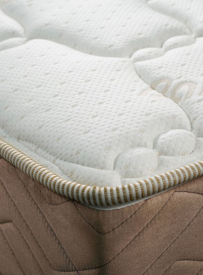 Cama Europea Bamboo 2 Plazas Base Dividida + Set Alicante + Textil-4