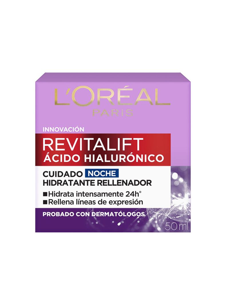 Crema Dermo Expertise L'Oréal Paris Revitalift Acido Hialuronico Noche 50 ml-2