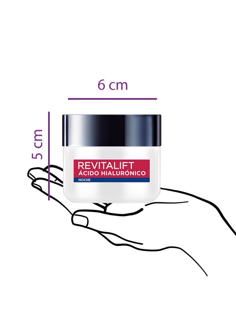 Crema Dermo Expertise L'Oréal Paris Revitalift Acido Hialuronico Noche 50 ml-4