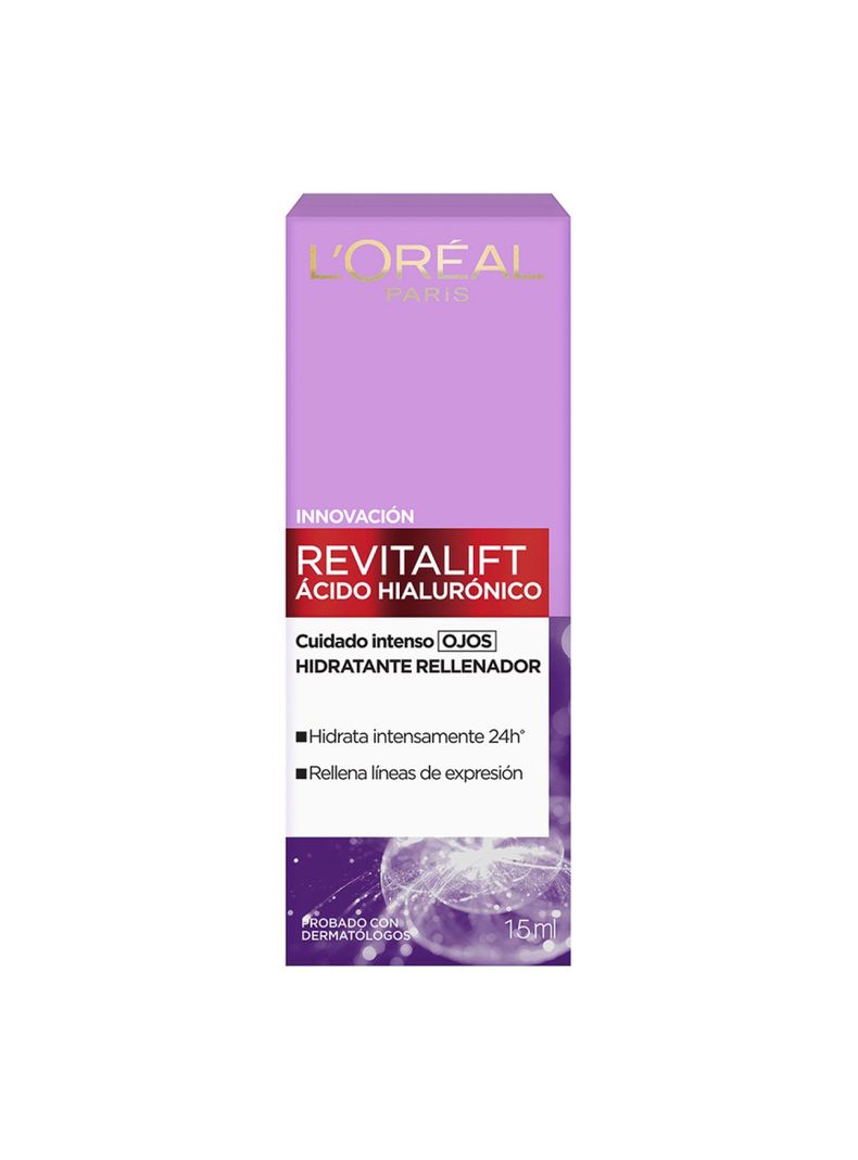 Crema Dermo Expertise L'Oréal Paris Revitalift Acido Hialuronico Ojos 15 ml-0