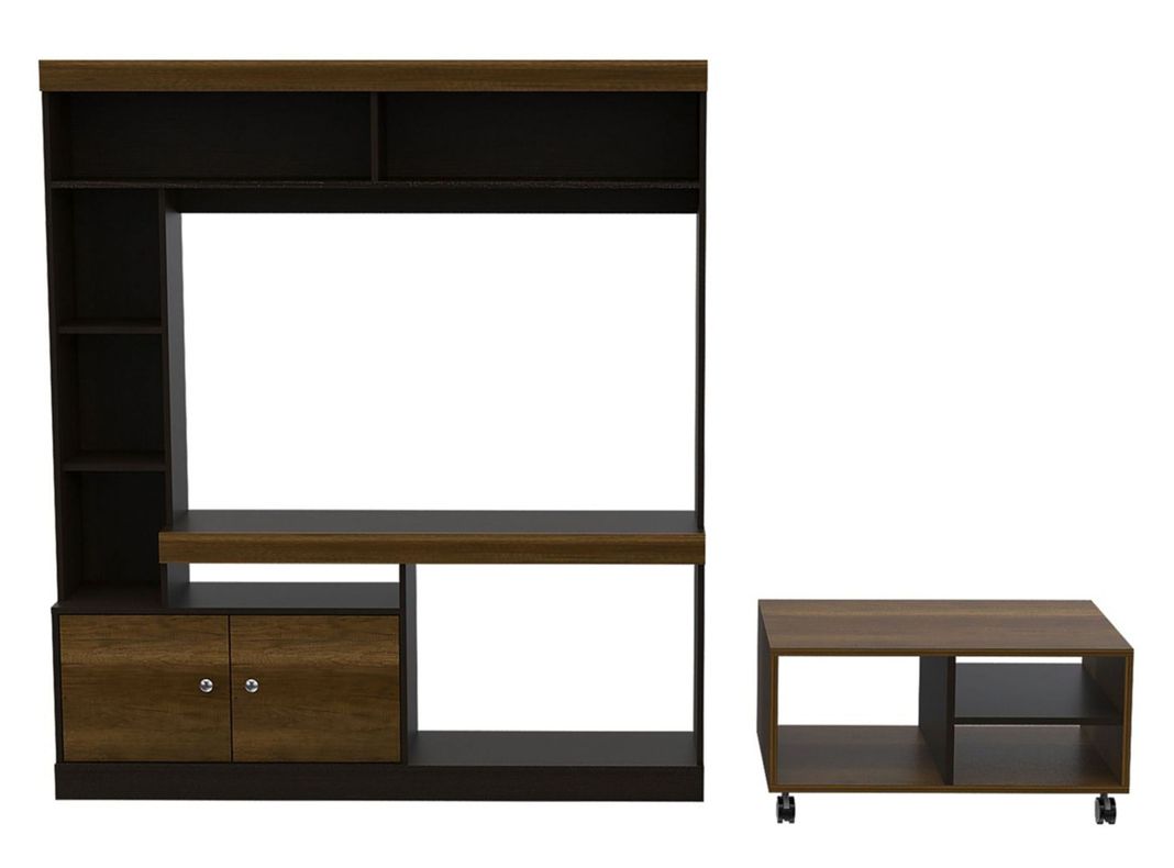 Combo Living Classic Estante TV 55'' + Mesa de Centro-1