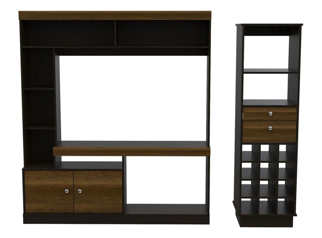 Combo Living Classic Estante 55'' + Bar-1