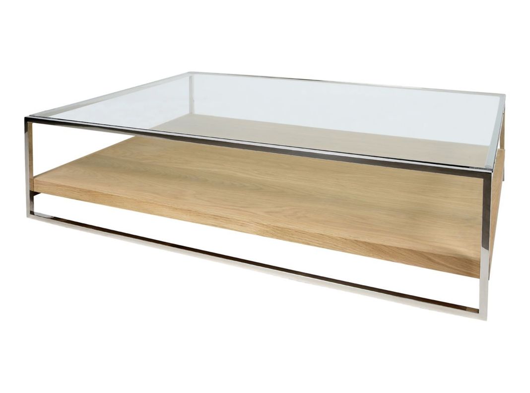 Mesa de Centro Saint Luke 100x150 cm Café Claro-3