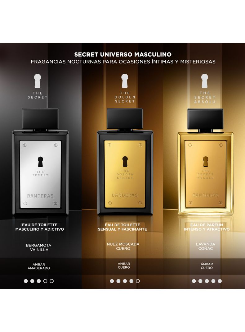 Perfume The Secret Absolu Banderas EDP Hombre 50ml-5