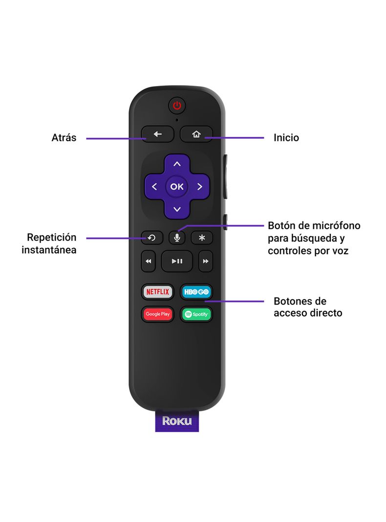 Streaming Roku Stick+ HD 4K y HDR-3