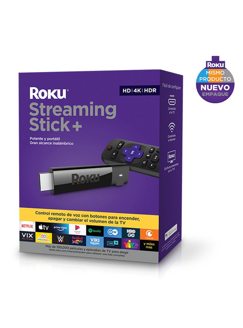Streaming Roku Stick+ HD 4K y HDR-0