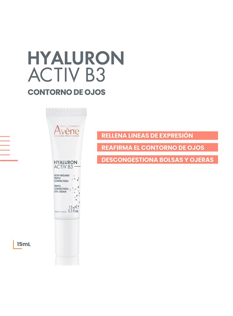 Avene Hyaluron Activ B3 Contorno Ojos 15 ml-1