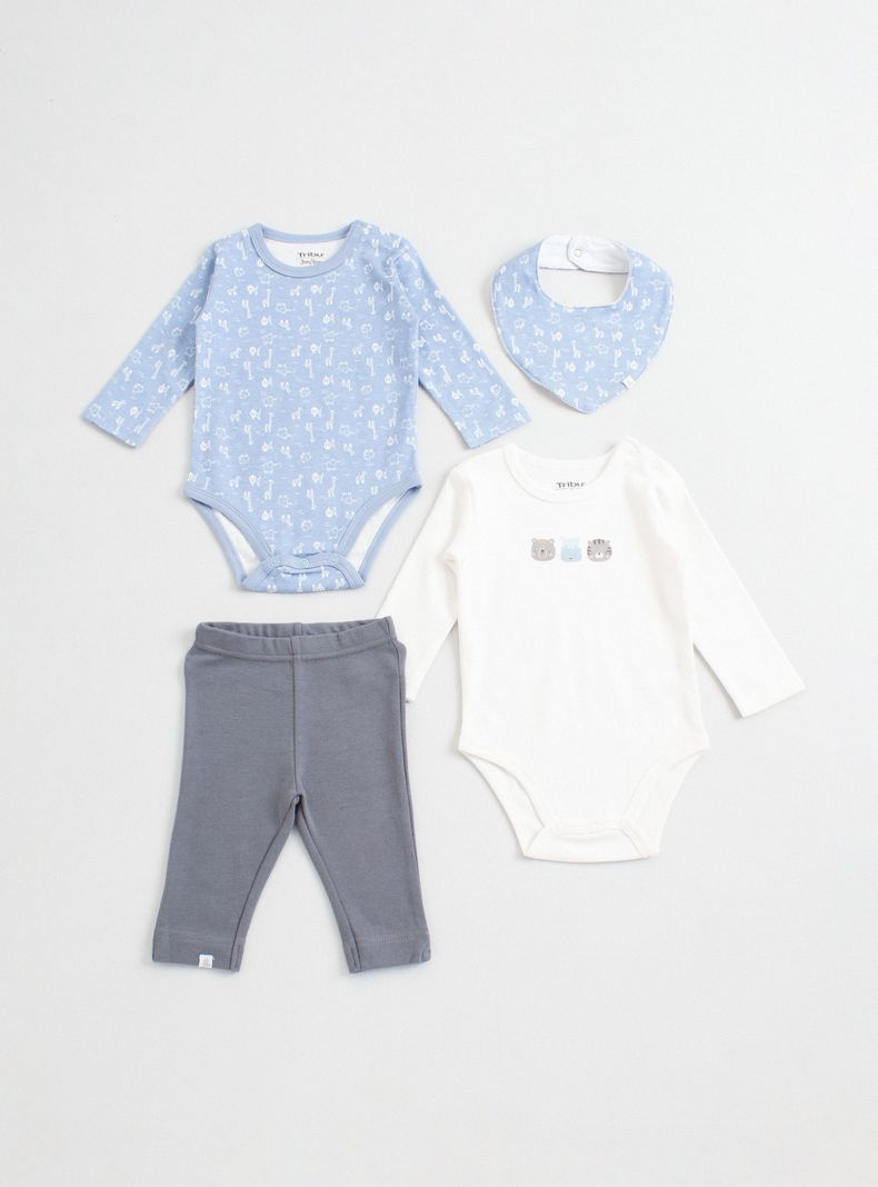 Pack 2 Bodys y Bottom Infantil