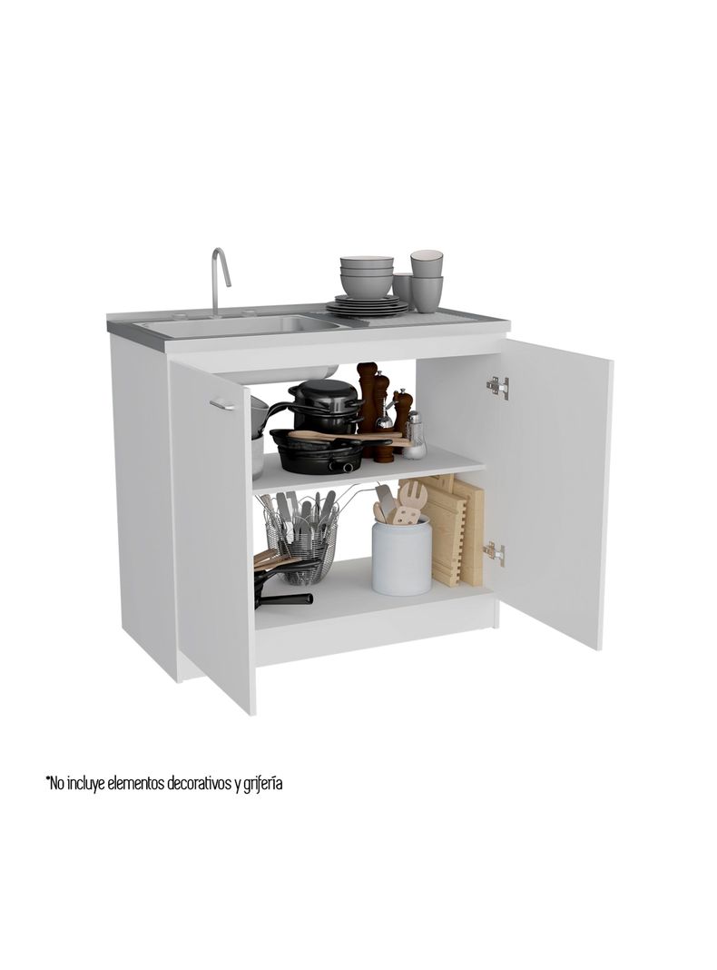 Mueble de Cocina Inferior Napoles 100 cm-3