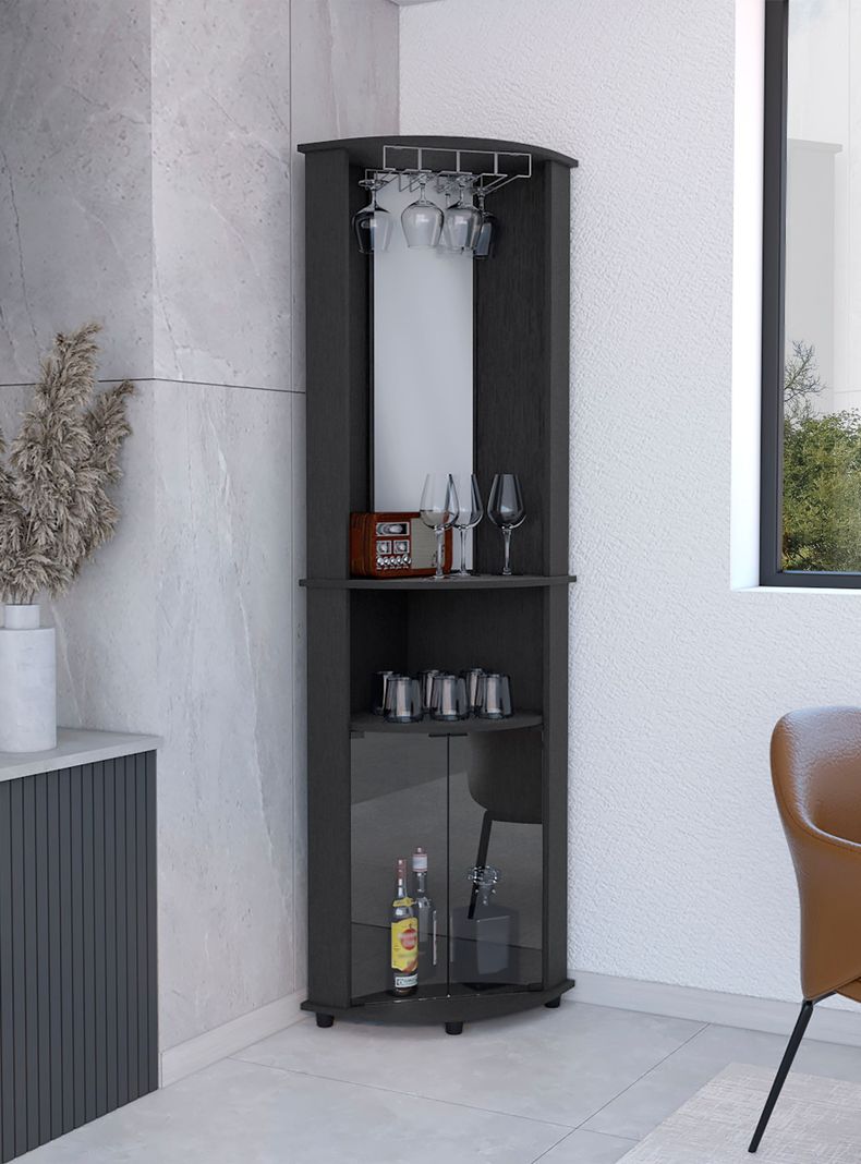 Bar Esquinero Modelo Chicago 189.9 x 45 x 45 cm MDP-4