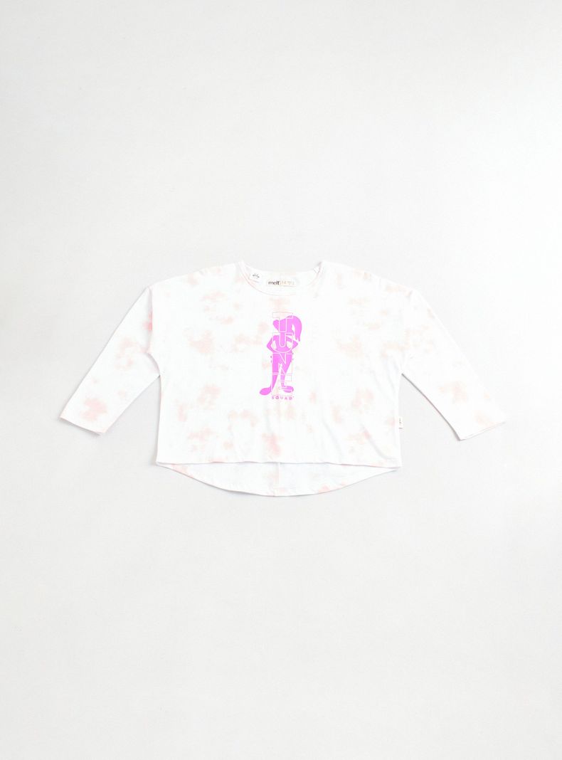 Polera Space Jam Niña Manga Larga Print-1