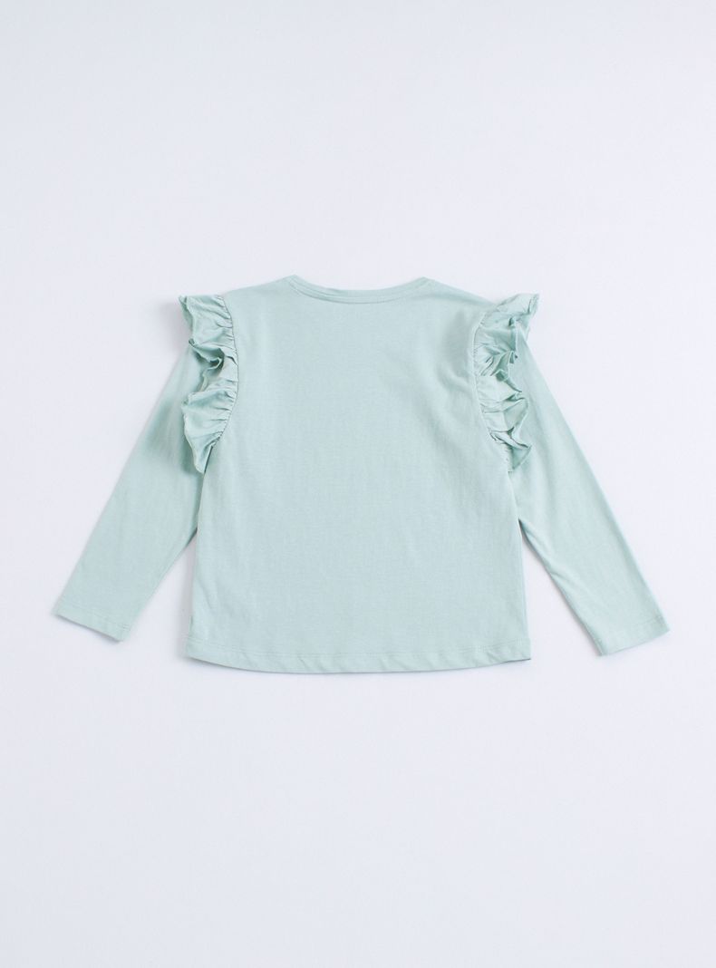 Polera Lisa Manga Larga Vuelitos Niña-2