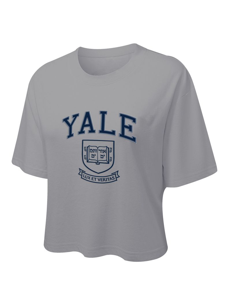 Crop Top Yale Preppy Style-Shield-0