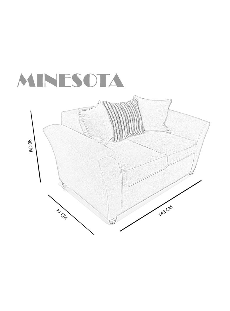 Sofá 2 Cuerpos Minesota-1