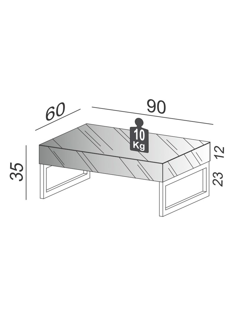 Mesa Lateral TB724E-1