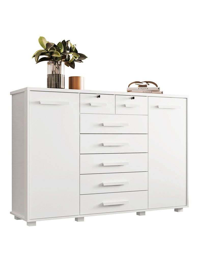 Comoda Fontana White 2P+7C-0
