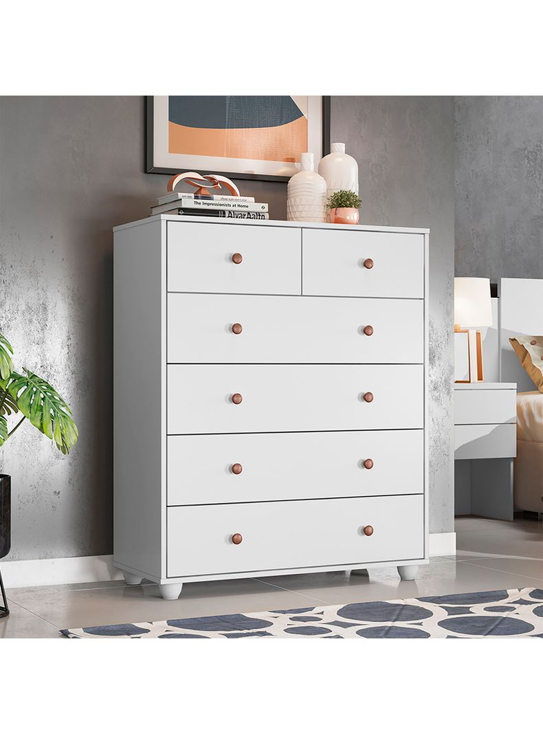Comoda Vittoria White 6C-3