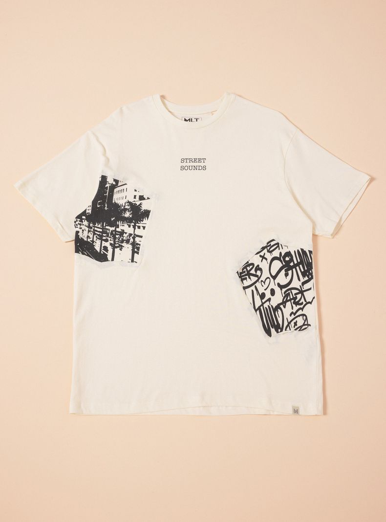 Polera Foto Print Asimétrico-2
