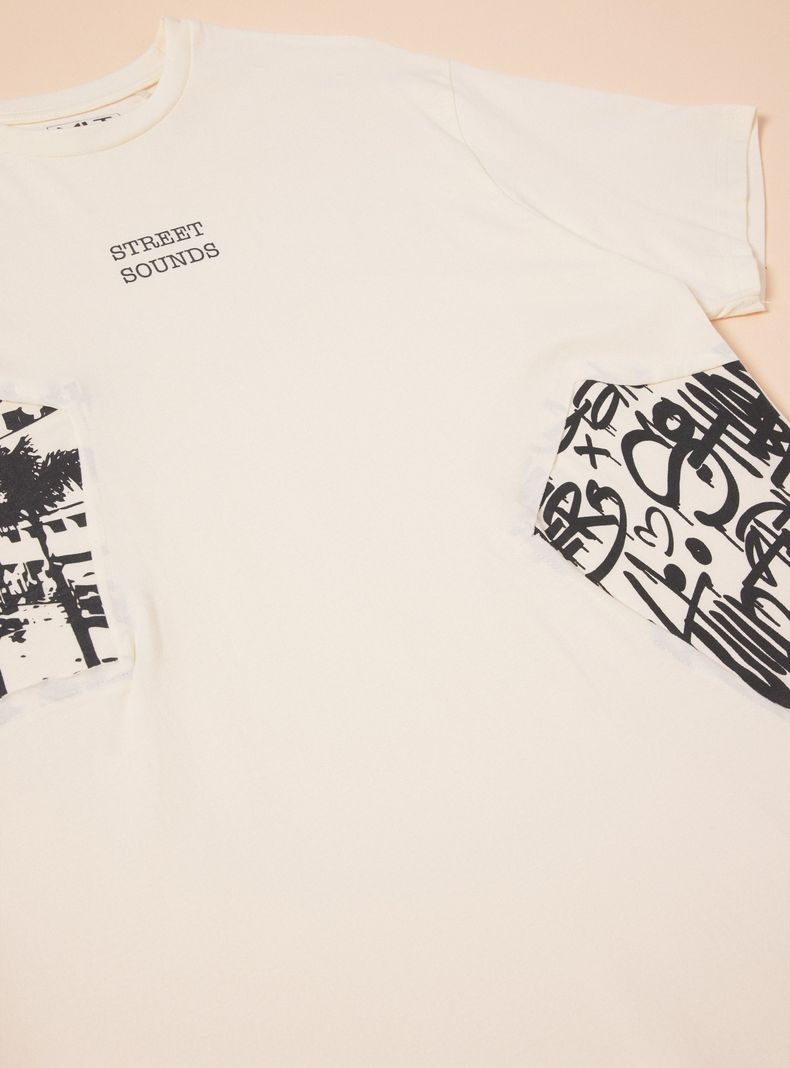 Polera Foto Print Asimétrico-4