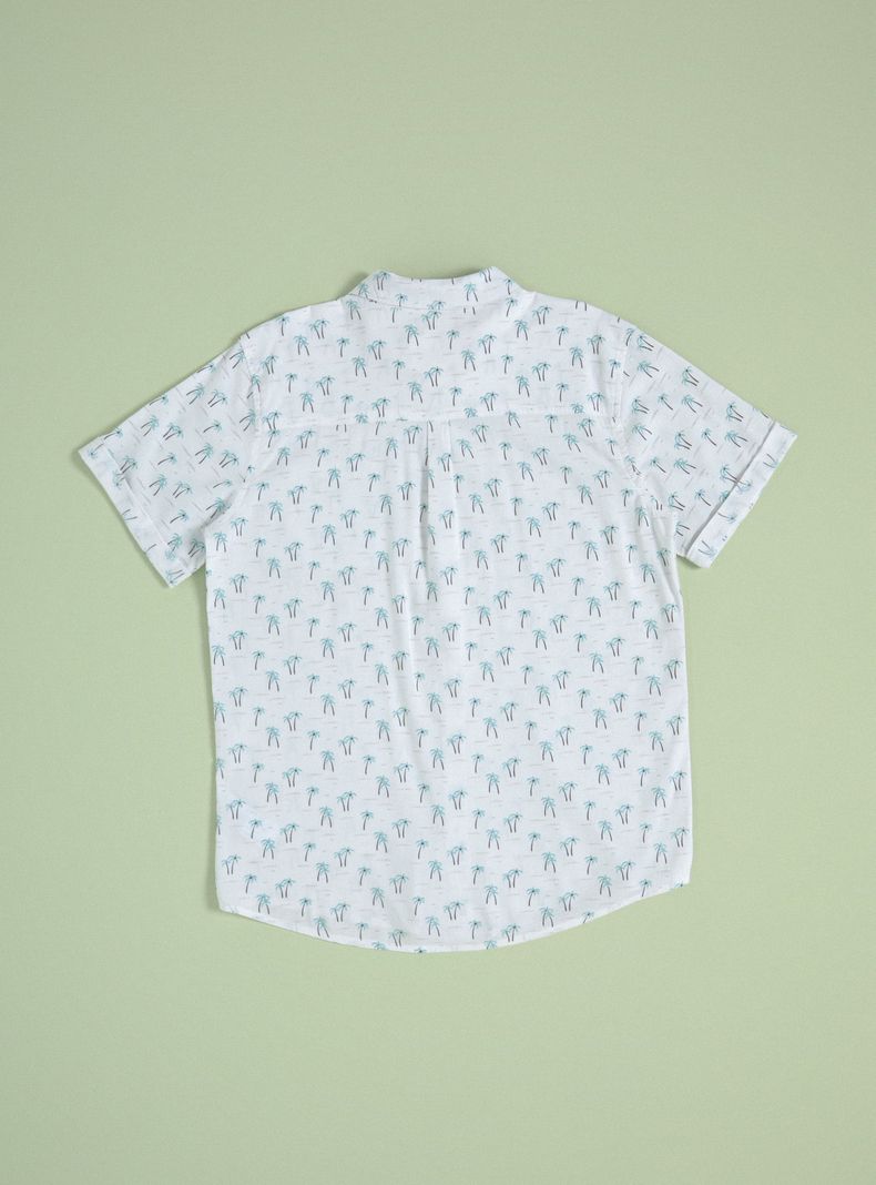 Camisa de Vestir Mini Print-3