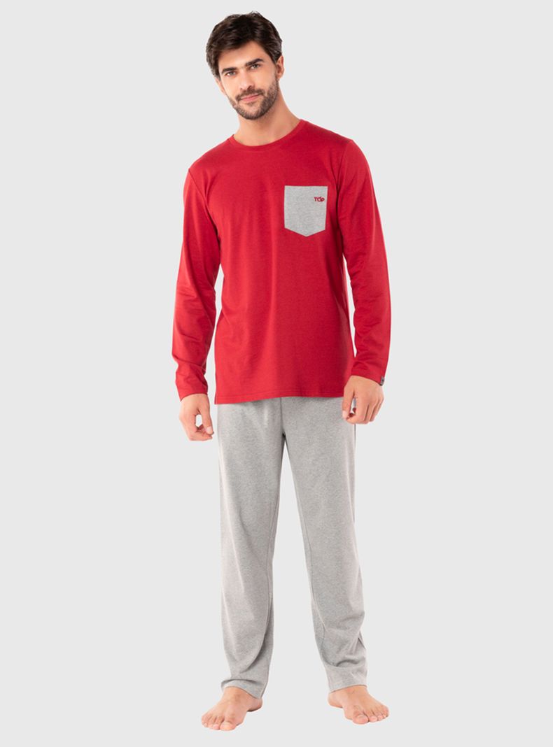 Pijama Básico Diseño Block
