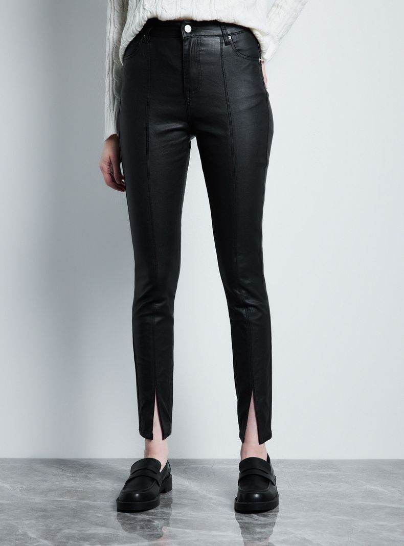 Jeans Pitillo con Cortes Pierna Delantero-0