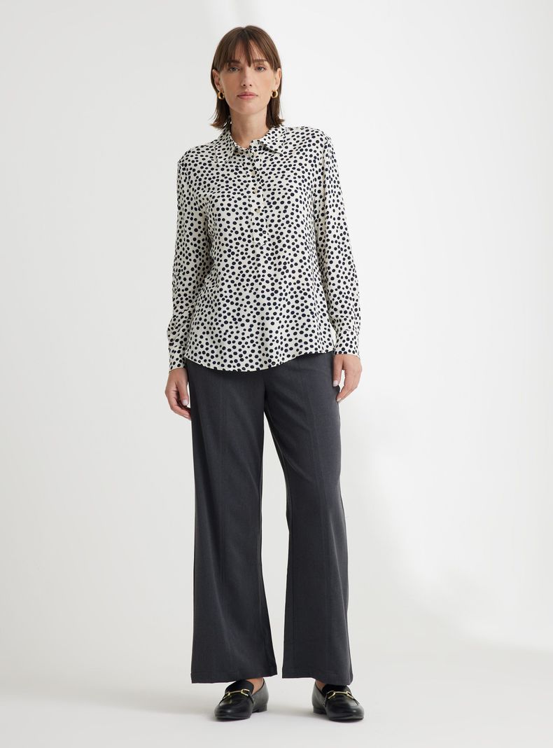 Blusa Estampada Punto Tejido Suave-4