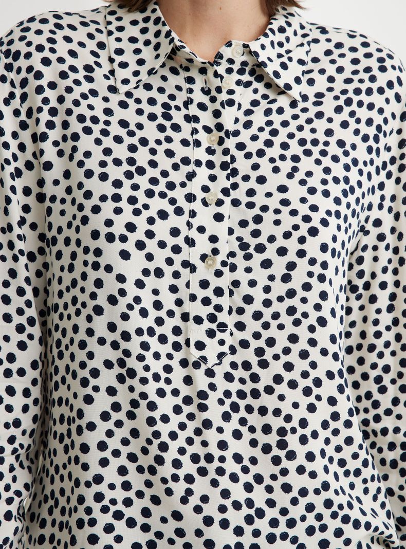 Blusa Estampada Punto Tejido Suave-3