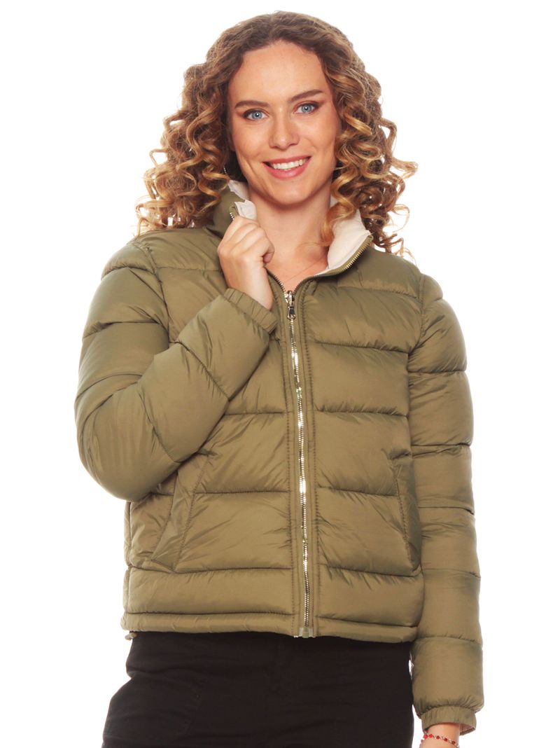 Parka Manga Larga Reversible Sólido Wados