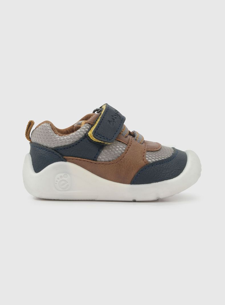 Zapatilla Urbana Niña Ludica Velcro Elastico-0