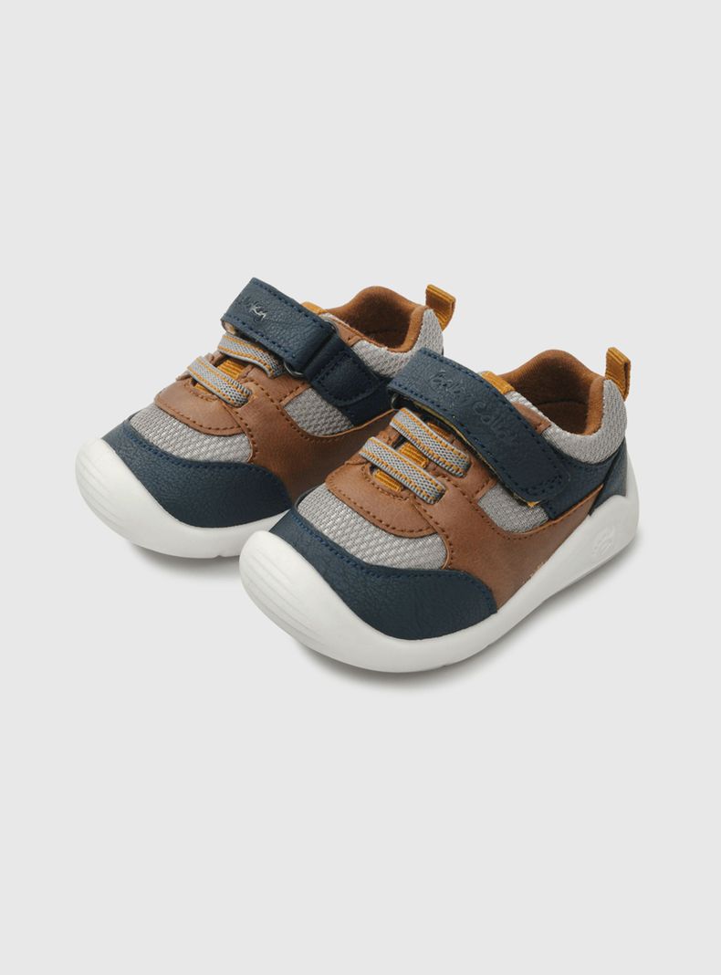 Zapatilla Urbana Niña Ludica Velcro Elastico-1