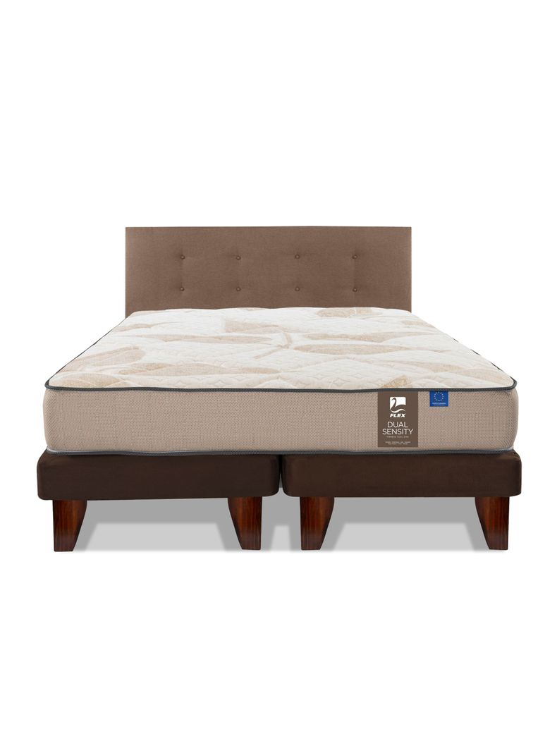 Cama Europea Dual Sensity King (180x200) Flex + Respaldo-1