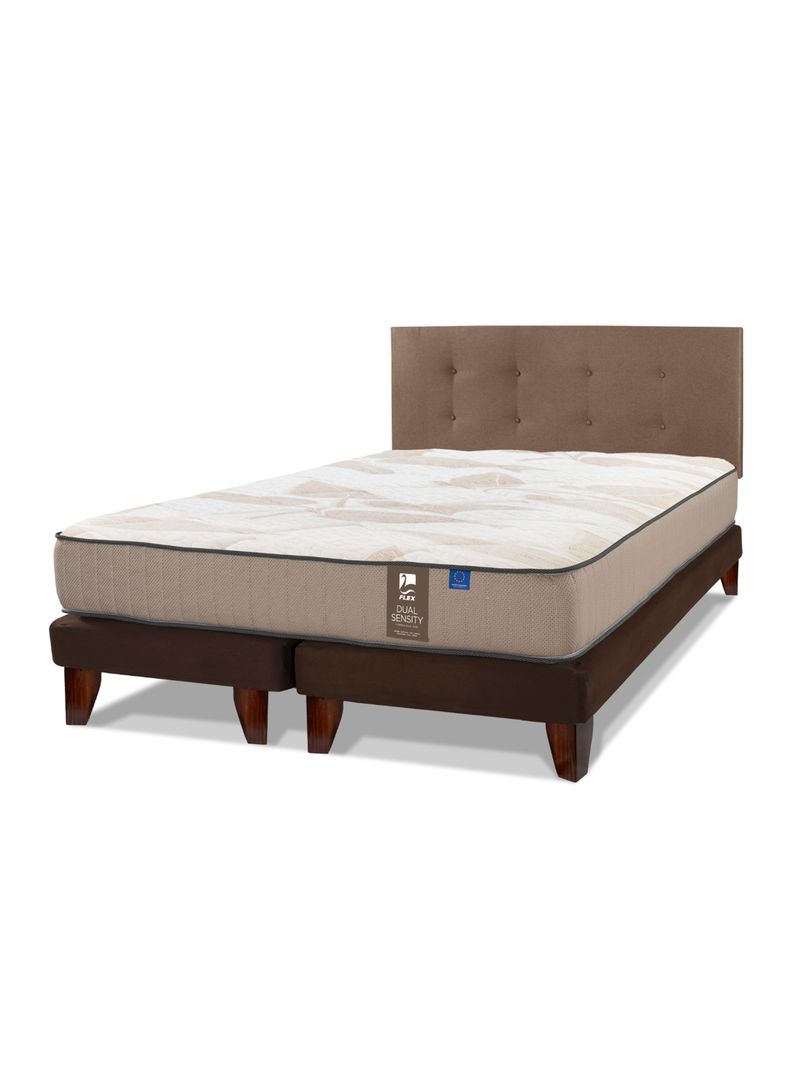 Cama Europea Dual Sensity King (180x200) Flex + Respaldo-0