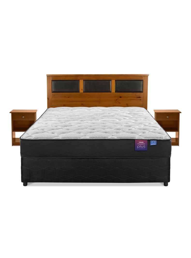 Cama Americana Therapdic Plus 2 Plazas BD Flex +Set Toscana-1