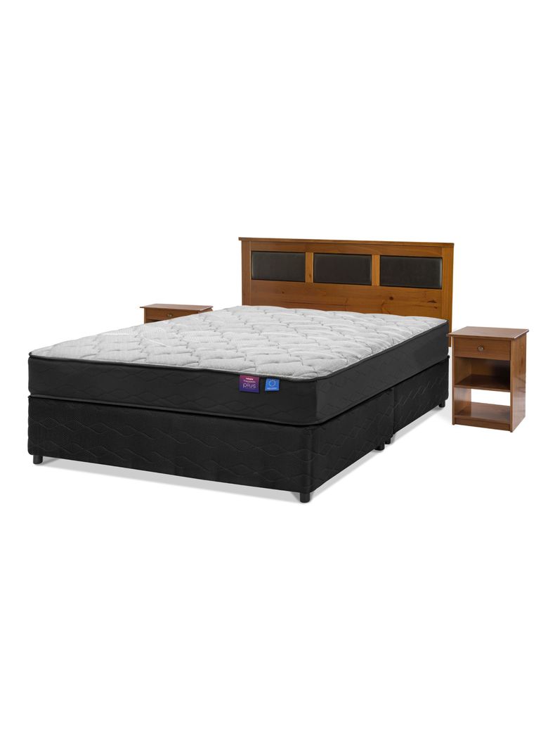 Cama Americana Therapdic Plus 2 Plazas BD Flex +Set Toscana-0