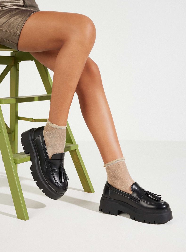 Mocasín Plataforma Mujer