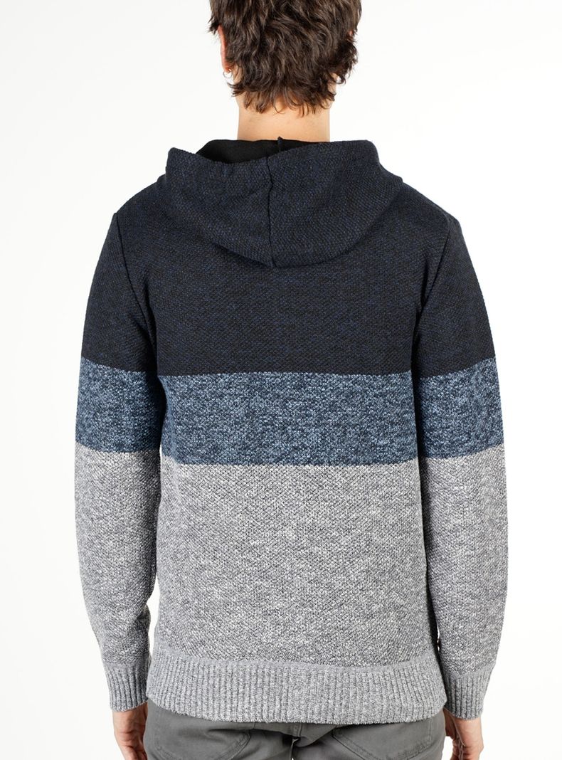 Sweater Full Zipper Hood And Pockets-1