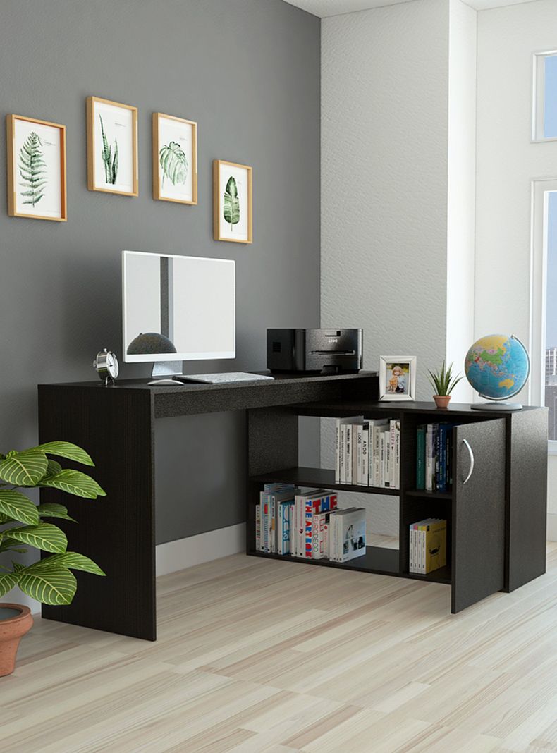 Escritorio TuHome Axis Wengue Negro-4