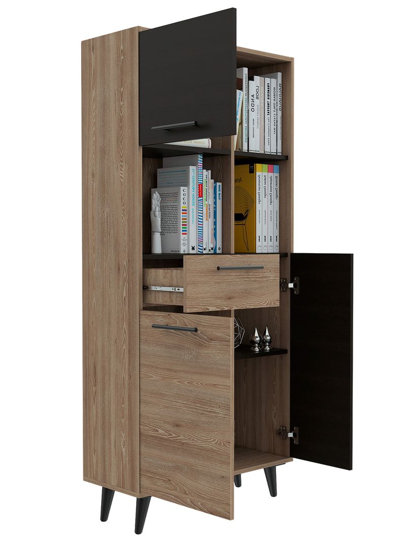 Biblioteca Bilbao Miel Wengue TuHome-3