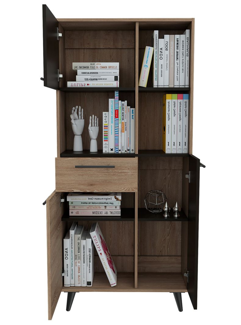 Biblioteca Bilbao Miel Wengue TuHome-2