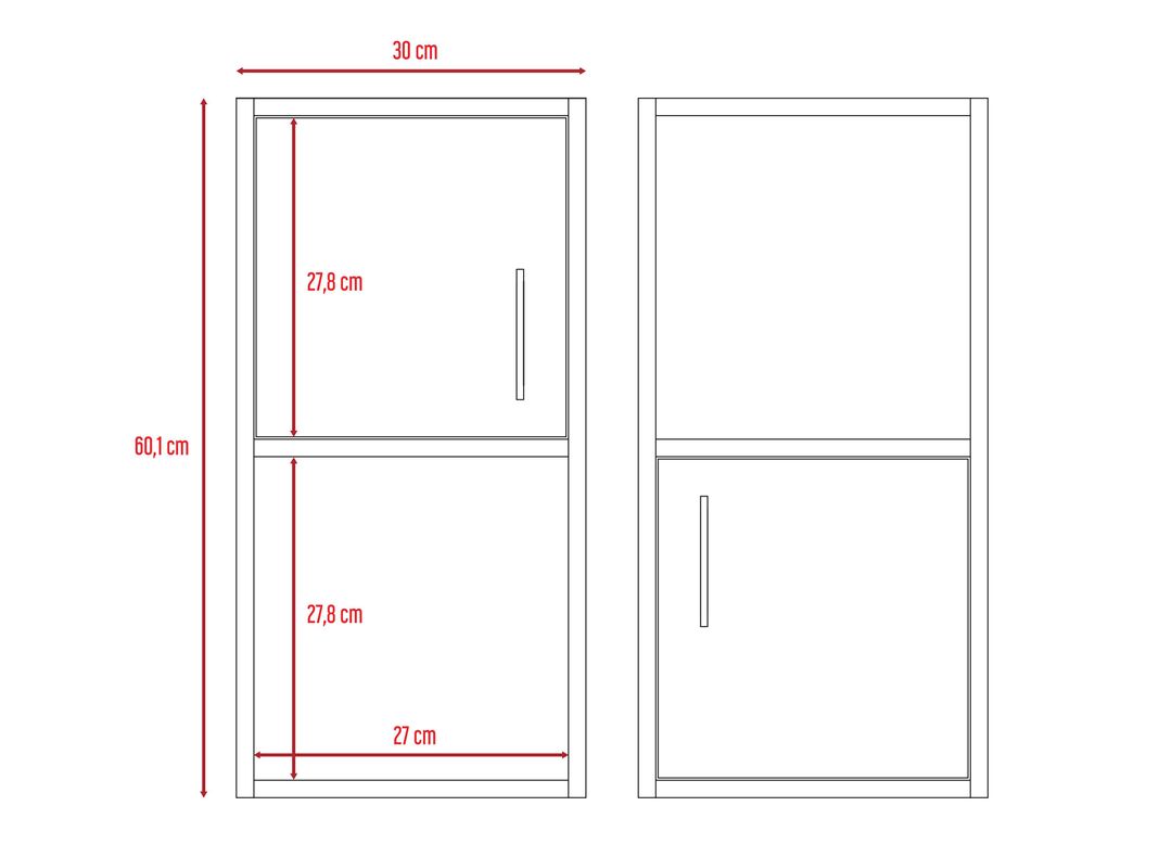Set Muebles Optimizador Colgante Baño TuHome-1