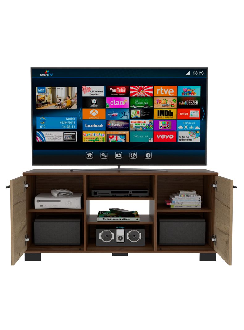 Rack TV 50" + Mesa de Centro Marsella TuHome-3