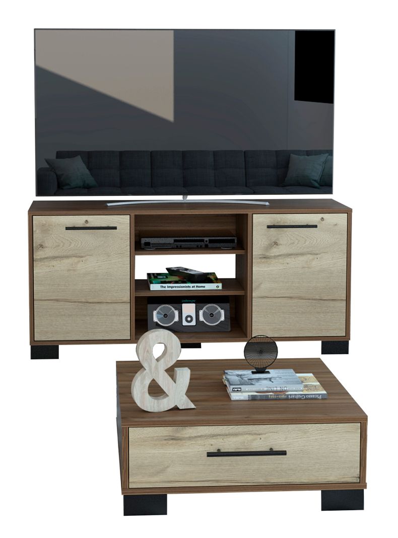 Rack TV 50" + Mesa de Centro Marsella TuHome-0