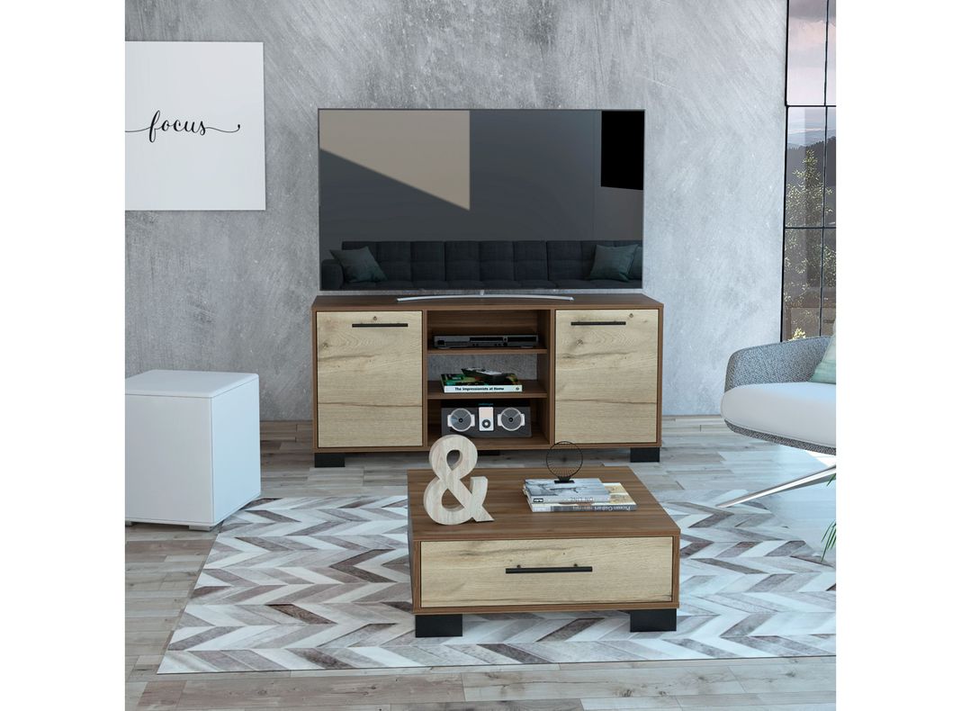 Rack TV 50" + Mesa de Centro Marsella TuHome-1
