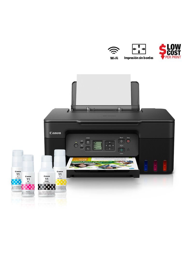 Impresora Tinta Continua Multifuncional G-3170 WiFi-0
