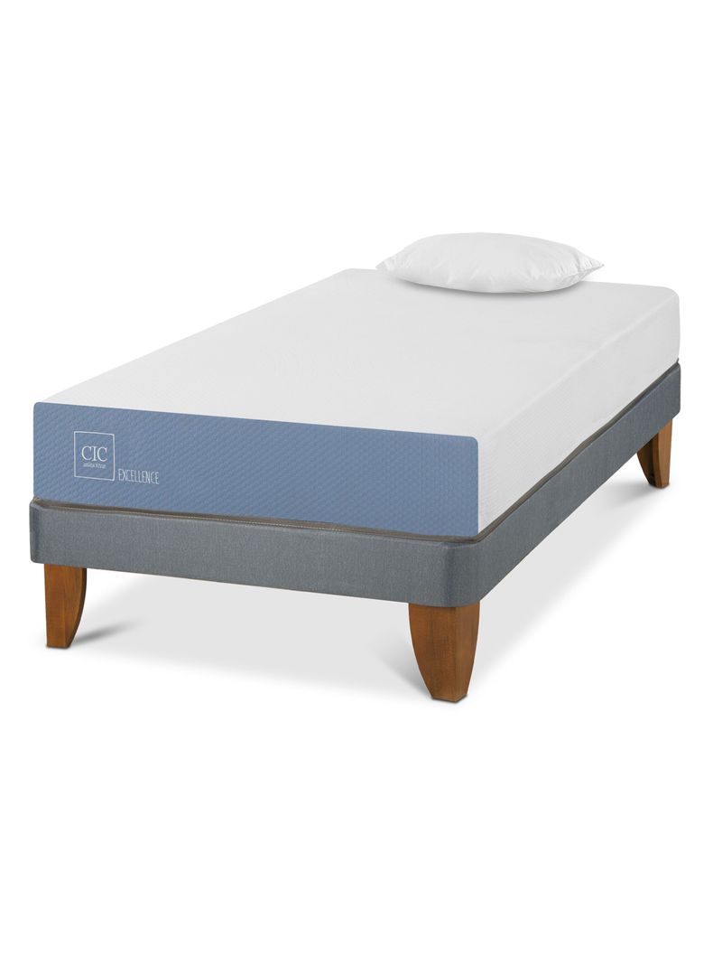 Cama Europea Excellence 1.5 Plazas + Almohada-0