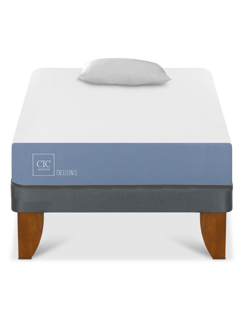 Cama Europea Excellence 1.5 Plazas + Almohada-2