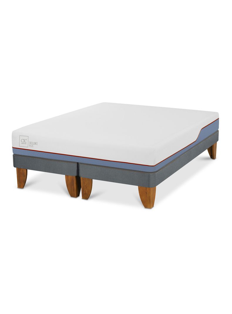Cama Europea Excellence Plus 2 Plazas Base Dividida-0