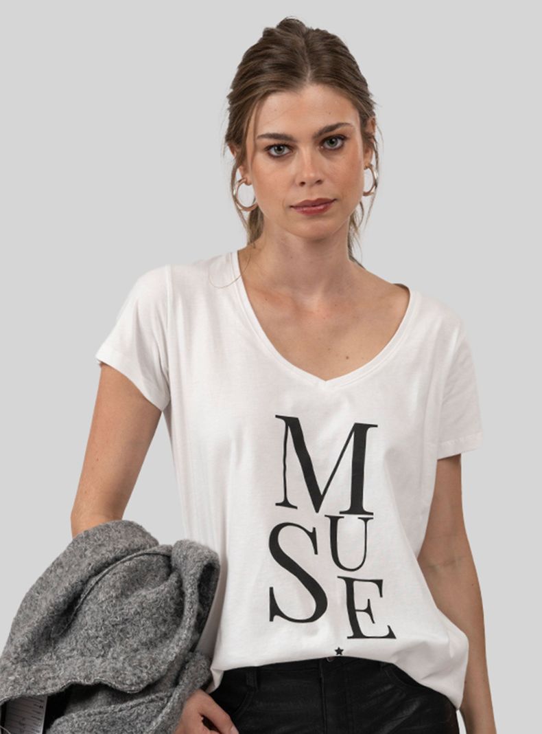 Polera Muse Blanco