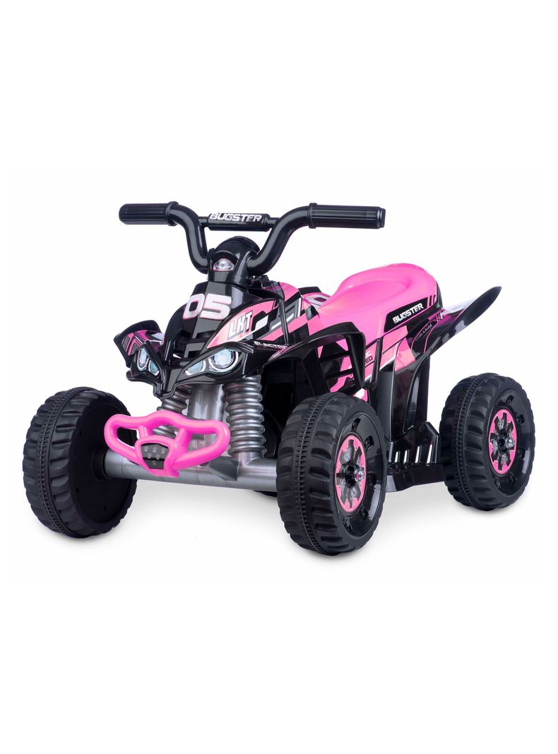 Cuatrimoto 6V + Batería Recargable + Cargador Rosado-1